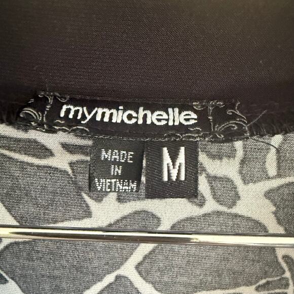 VTG Y2K 90's myMichelle V Neck Babydoll Fairy Grunge Dress SZ M Sparkle Wild - Picture 5 of 9